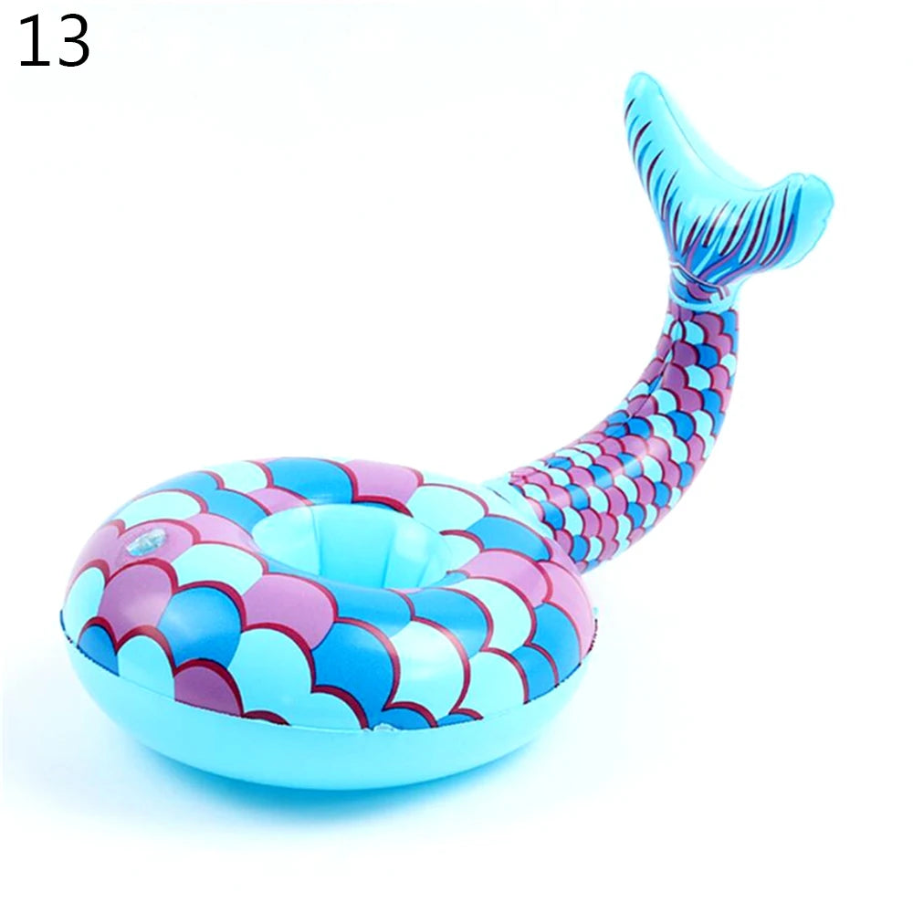 Inflatable Cup Pad Drink Holder Pool Float