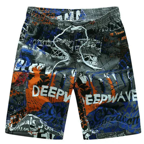 Quick Dry Print Boarded Shorts