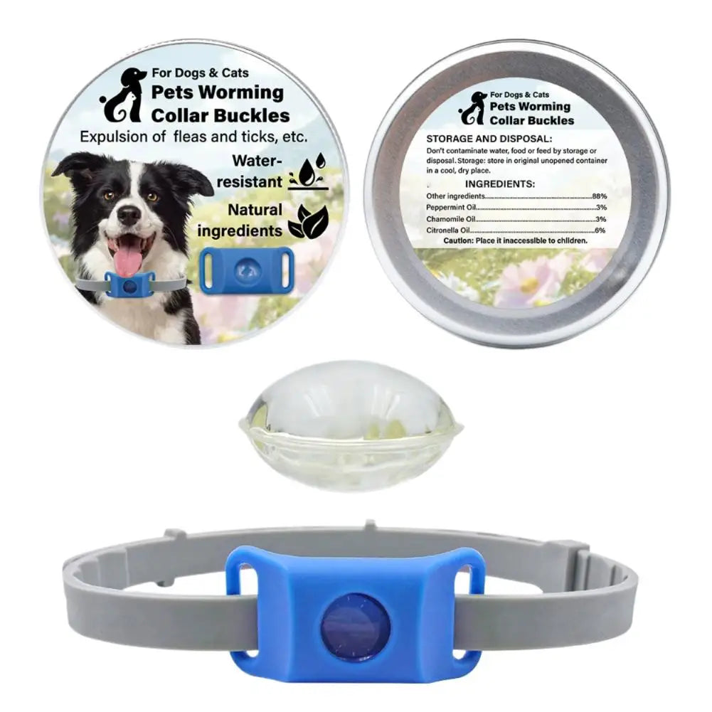 Pet Insect Repellent Collar Clip Flea & Tick Prevention Pendant