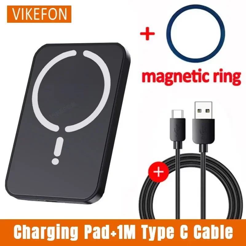 100W Magnetic Wireless Car Charger Air Outlet Phone Holder