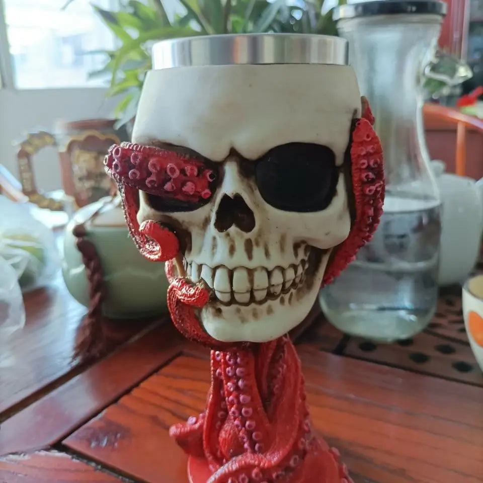 Octopus Skull Quirky Alien Mug