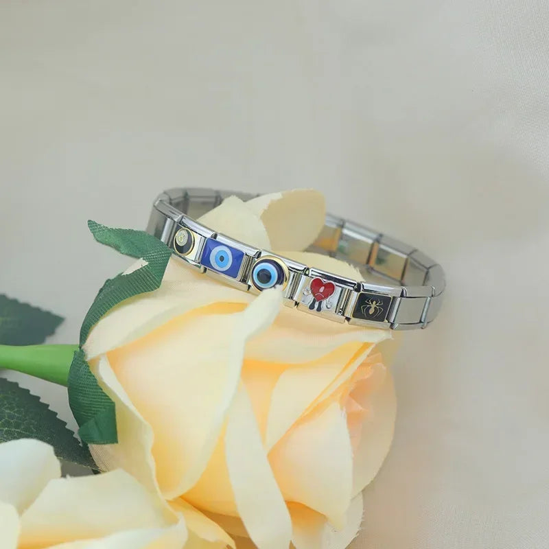 Stainless Steel Charm Bracelet