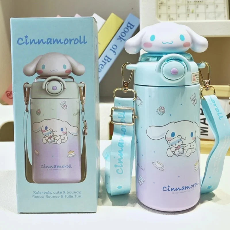 600ml Sanrio Water Stainless Steel Insulated Cup & Straw