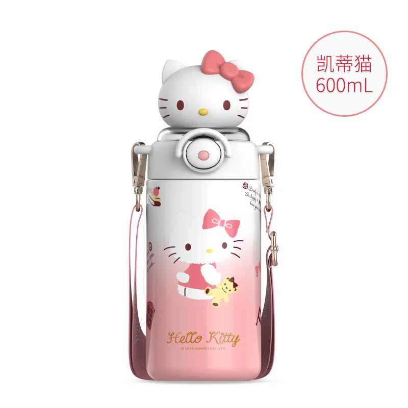 600ml Sanrio Water Stainless Steel Insulated Cup & Straw
