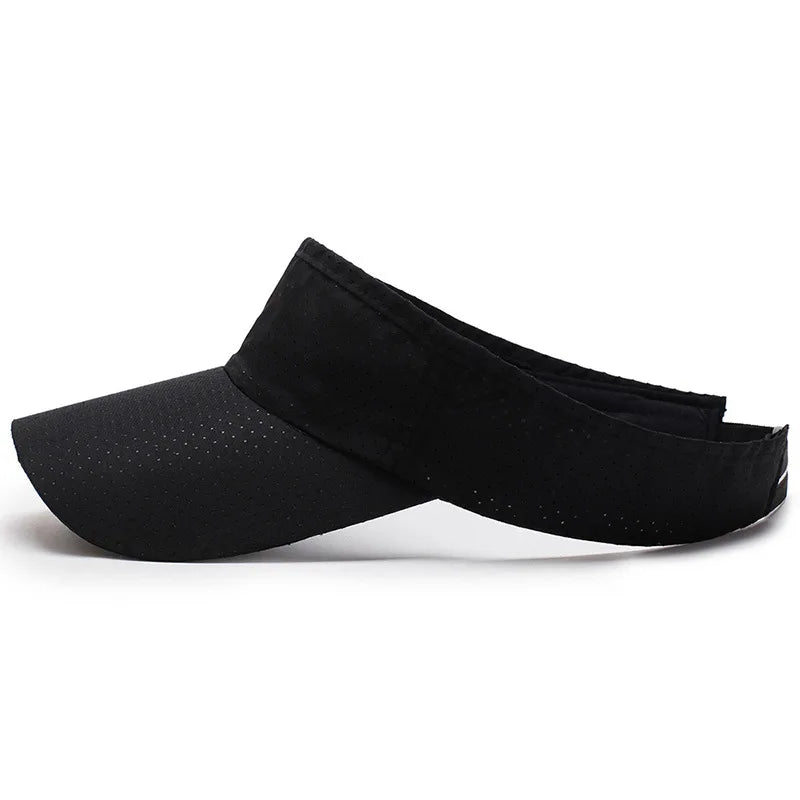 Breathable Adjustable Visor Solid Sports Cap