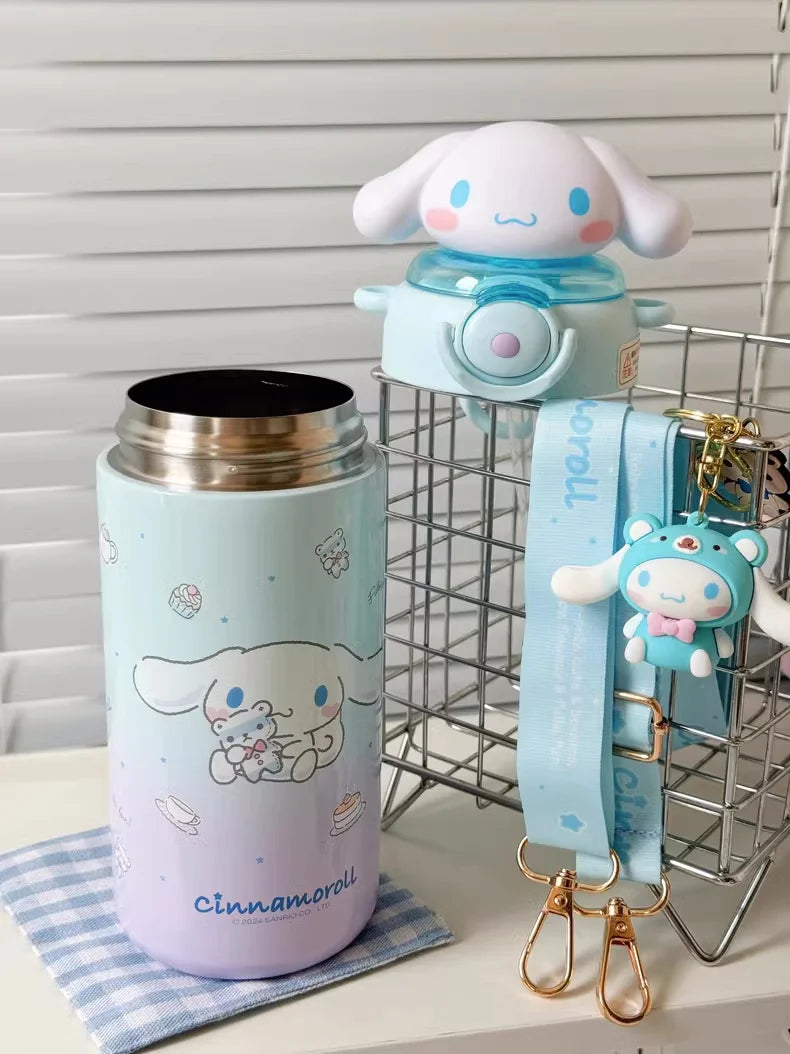 600ml Sanrio Water Stainless Steel Insulated Cup & Straw