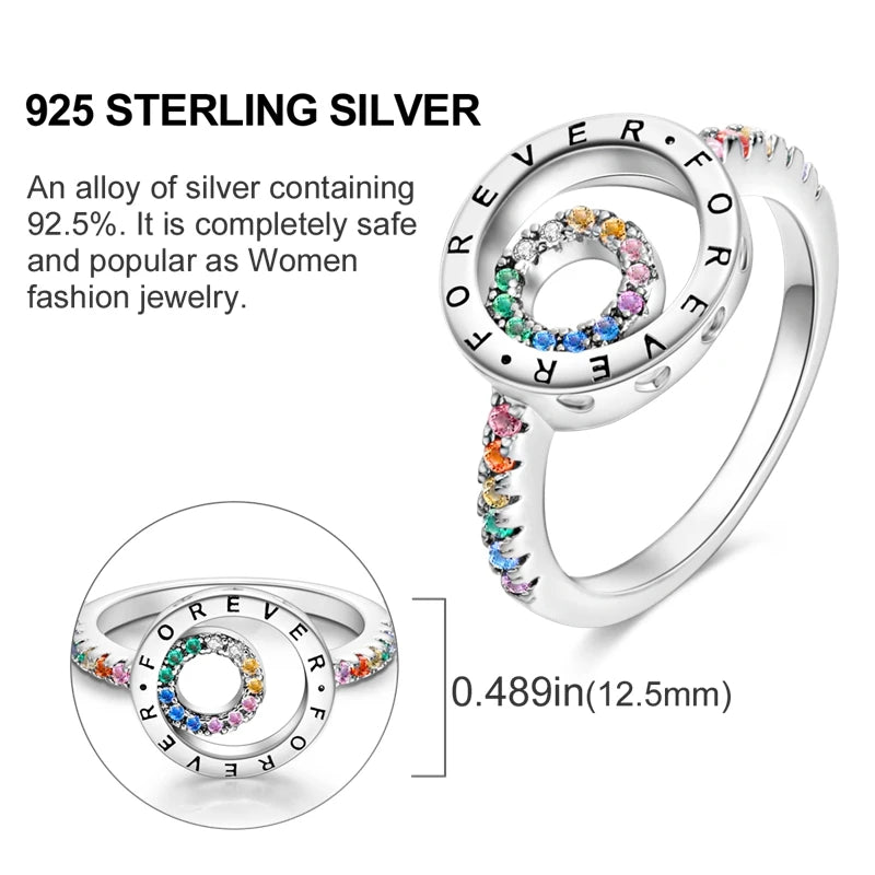 Authentic 925 Silver Stackable Ring