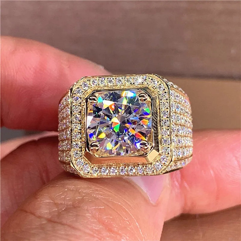 925 Sterling Silver 2ct Simulated Diamond Ring