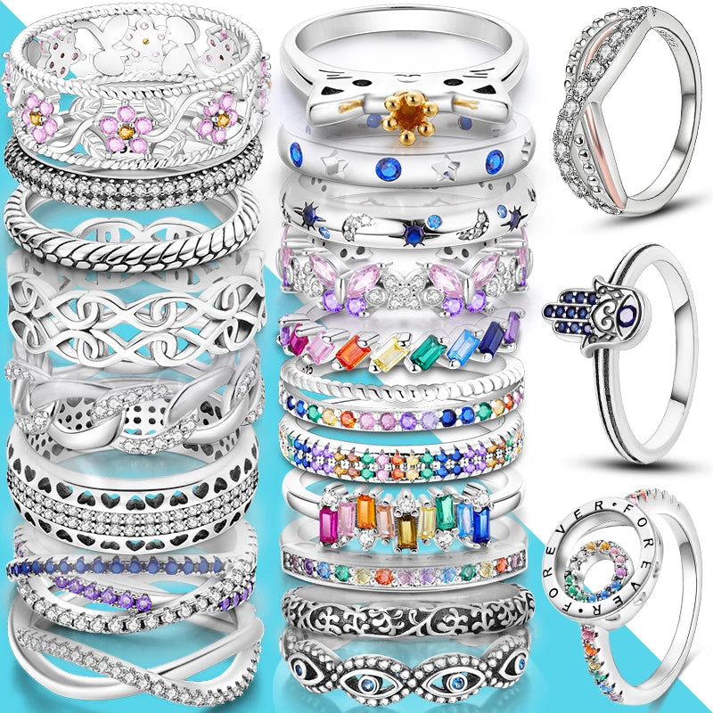 Authentic 925 Silver Stackable Ring