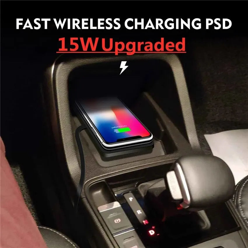 Wireless Silicone Non Slip Pad Car Charging Station