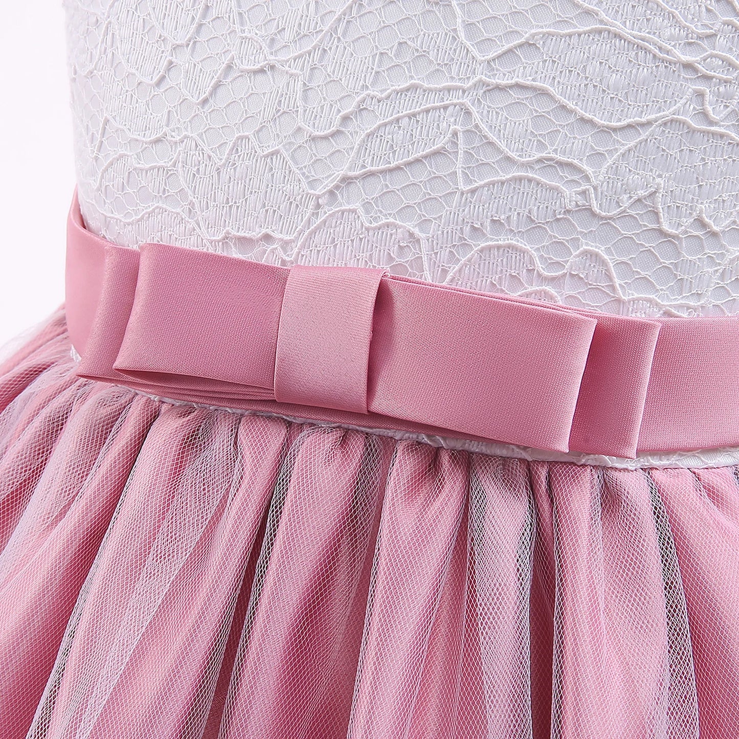 Sleeveless Big Bow Accented Dress