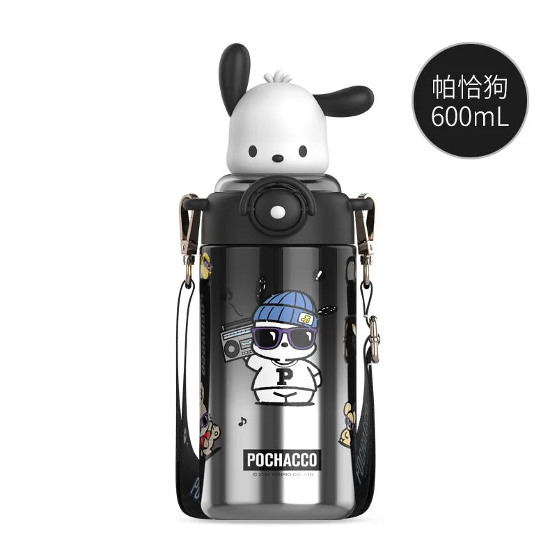 600ml Sanrio Water Stainless Steel Insulated Cup & Straw