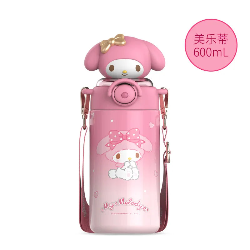 600ml Sanrio Water Stainless Steel Insulated Cup & Straw
