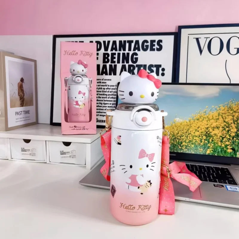 600ml Sanrio Water Stainless Steel Insulated Cup & Straw