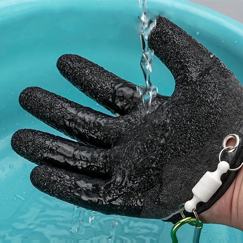 Magnet Release Anti-slip Waterproof Fishing Gloves