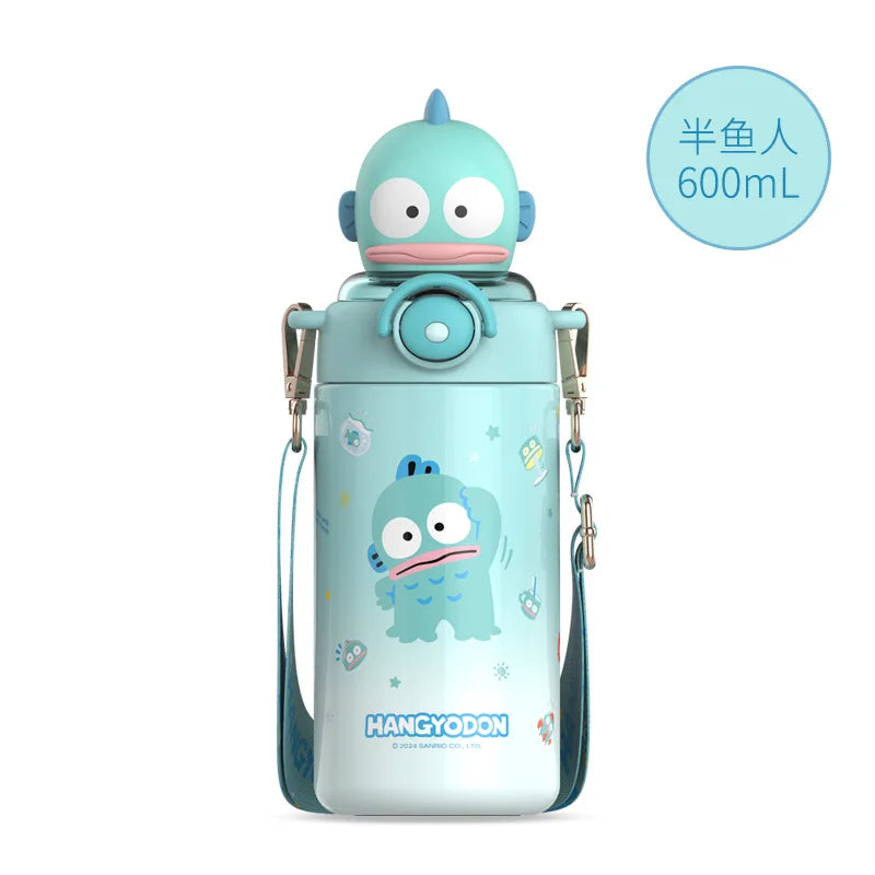 600ml Sanrio Water Stainless Steel Insulated Cup & Straw