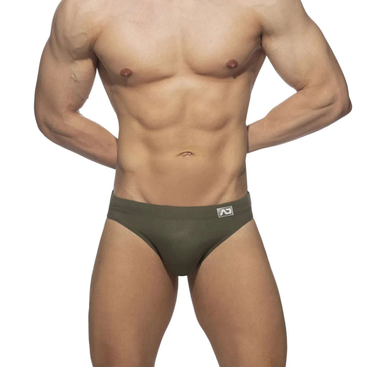 Bicolor Low Waist Swimwear with Removable Pad