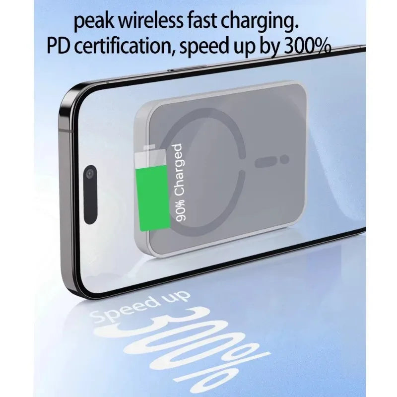 100W Magnetic Wireless Car Charger Air Outlet Phone Holder