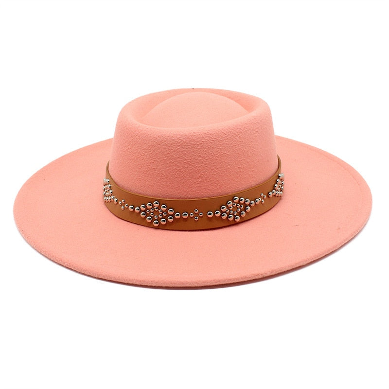 Wide Brim Felted Hat