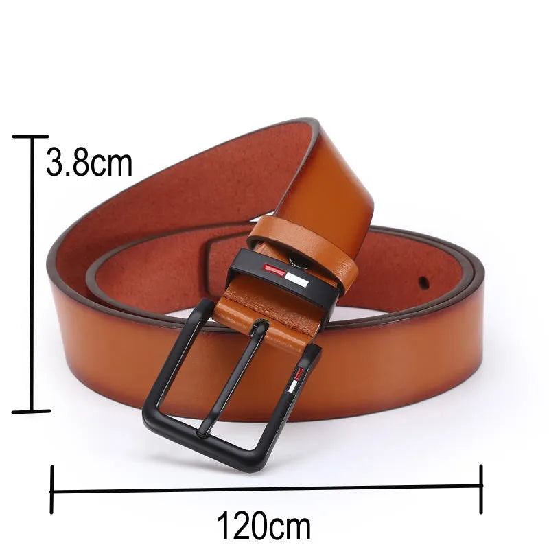 Alloy Pin Square Buckle Belt