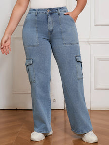 Loose Fit Wide Leg Jeans