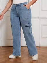 Loose Fit Wide Leg Jeans