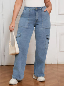 Loose Fit Wide Leg Jeans