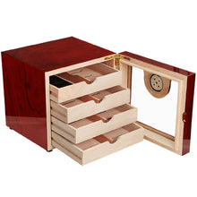 Spanish Cedar Solid Wood  4 Layer Cigar Humidor