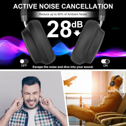 APP T-fun NC45 Bluetooth Active Noise Cancelling Headphones