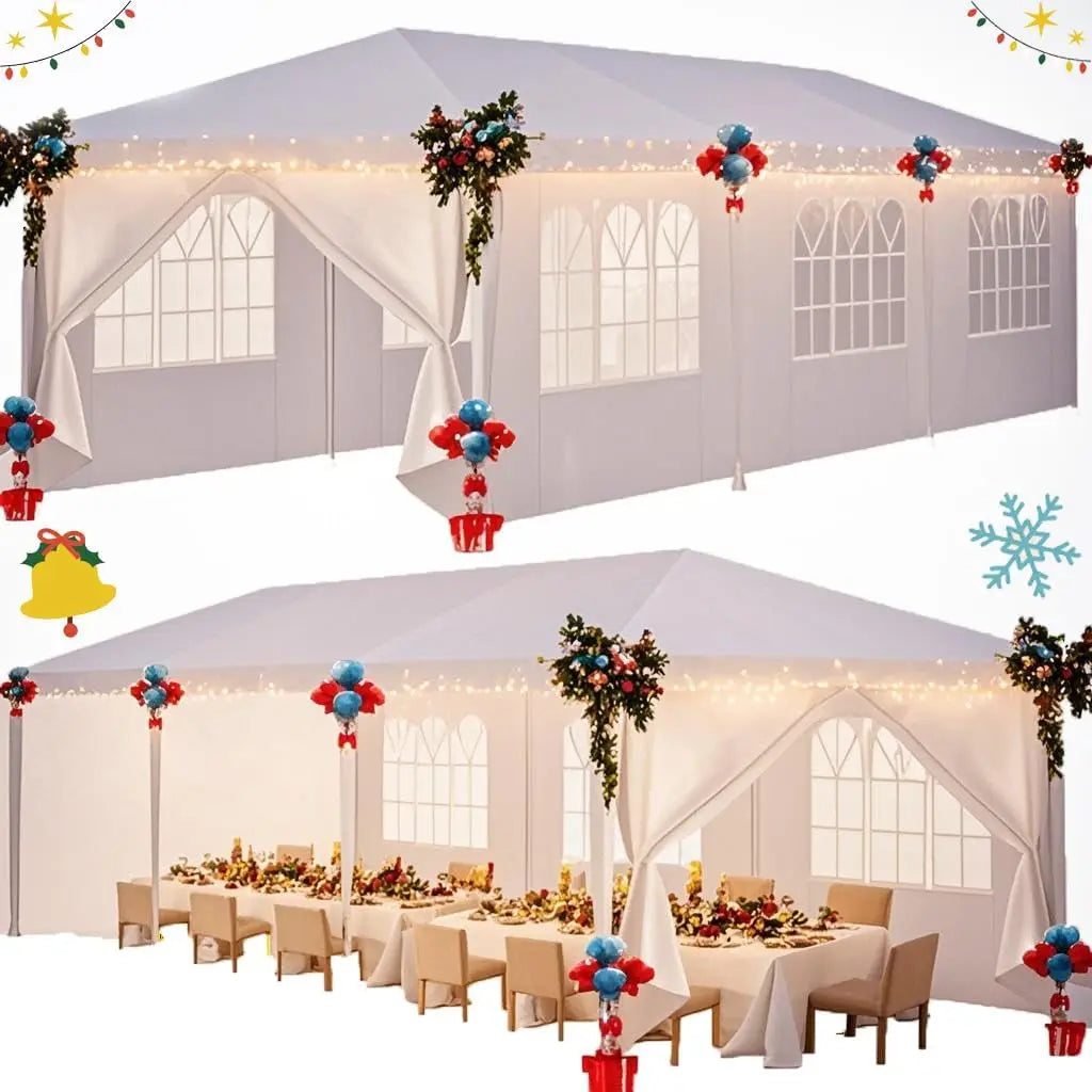 10x10/10x20/10x30 Outdoor Canopy Tent with Removable Sidewalls