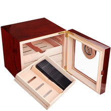 Spanish Cedar Solid Wood  4 Layer Cigar Humidor