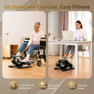 MERACH Under Desk Elliptical Leg Exerciser