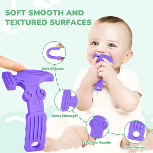 4PC Silicone Baby Teether Wrench