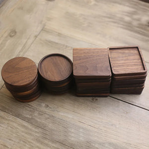 Solid Walnut Wood Coaster