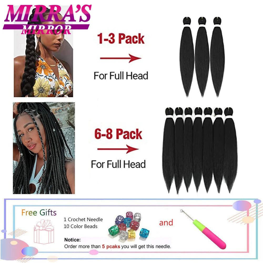 Mirra's Mirror Long Pre Stretched Jumbo Braids