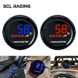 Alconstar Universal Koso 0°C-120°C Motorcycle Temperature Gauge Digital Display Meter