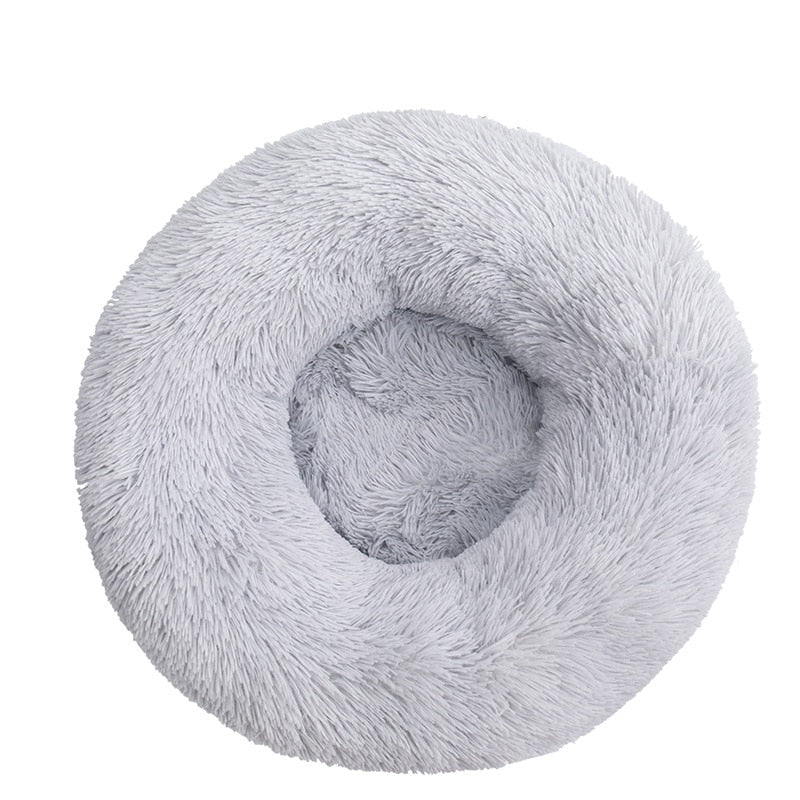 Comfortable Donut Shape Ultra Soft Washable Cushioned Bed
