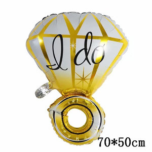 Love Heart Bear Foil Balloons