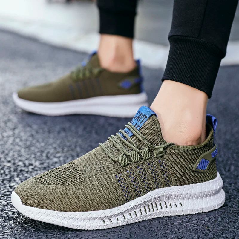 Lightweight Casual Breathable Lace Up Tennis Shoes