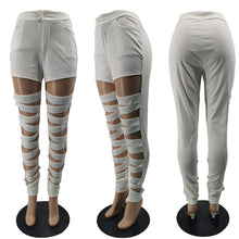 High Waist Bandage Bandage Leg Pants