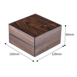 Multifunctional Foldable Ashtray Walnut Wood with Cutter Holder And Hole Opener