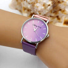 Gradient Color Quartz Wristwatch