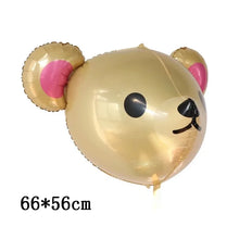 Love Heart Bear Foil Balloons