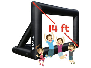 Outdoor Giant Inflatable Blow Up Home Theater Projection Screen With Blower & Accessories