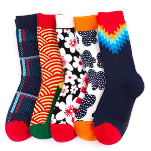 Combed Cotton Colorful Creative Socks