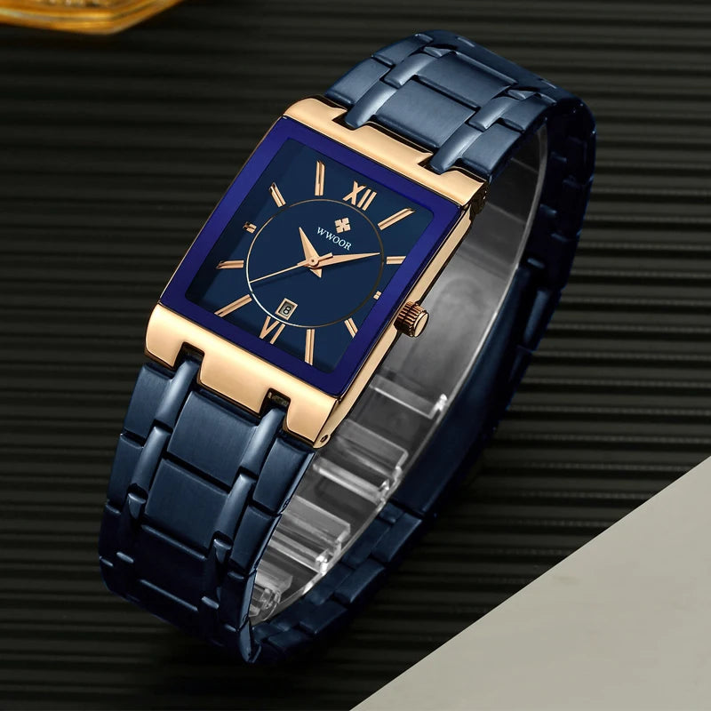 WWOOR Stainless Steel Fashion Watch