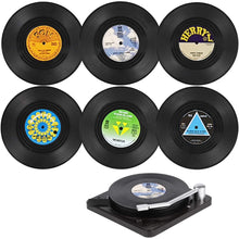 Coaster Vinyl Record Disk Coasters With Player Holder