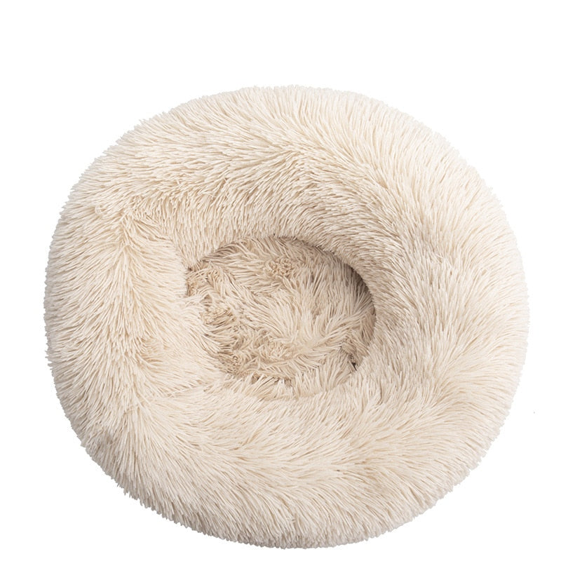 Comfortable Donut Shape Ultra Soft Washable Cushioned Bed