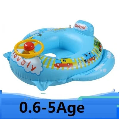 Inflatable Flamingo Kids Swimming Ring