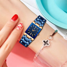 Square Face Roman Numeral Dial Ladies Watch
